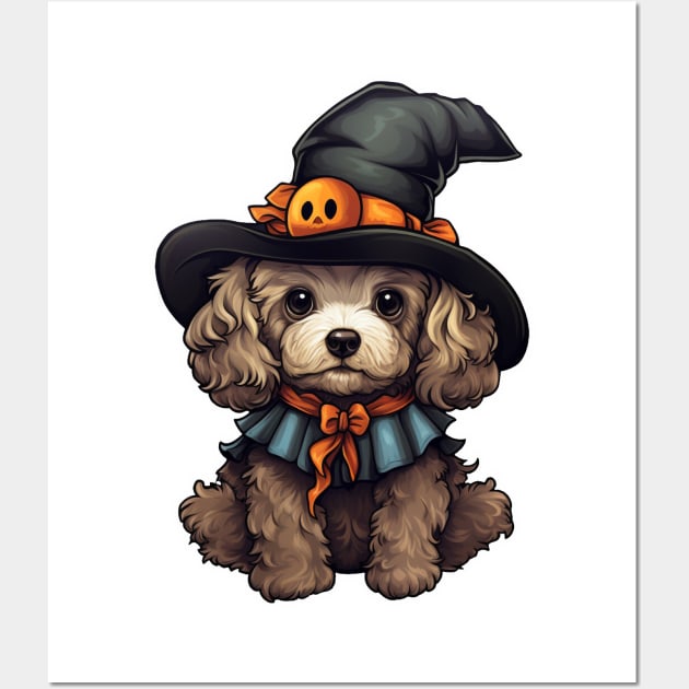 Halloween puppy Dog Wall Art by LaartStudio